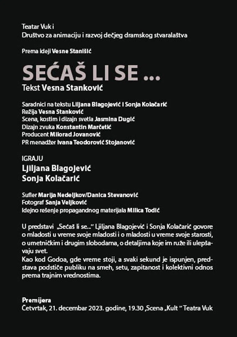 SEĆAŠ LI SE... – fotografija 2